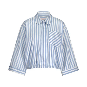 Studio Anneloes Dames Blouse 12647 Blauw dessin