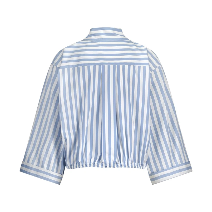 Studio Anneloes Dames Blouse 12647 Blauw dessin