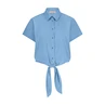 Studio Anneloes Dames Blouse 12922 Mid blue denim