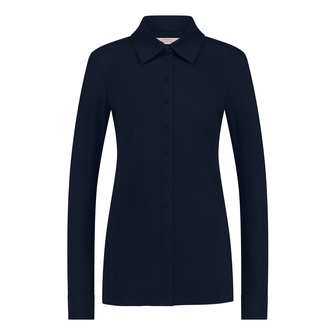Studio Anneloes Dames Blouse 94802 Dark blue denim