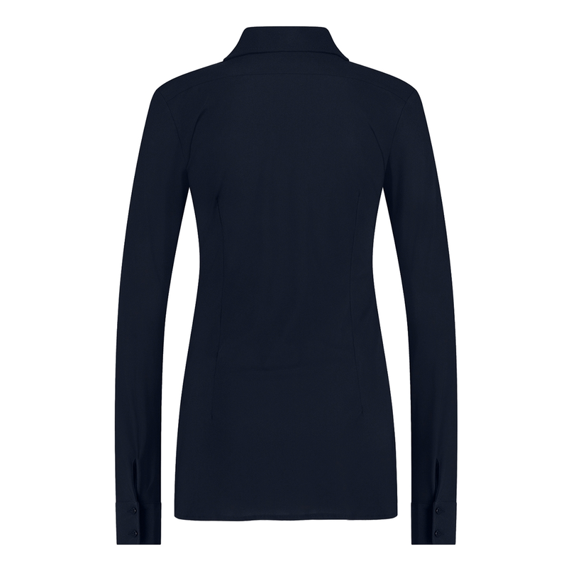 Studio Anneloes Dames Blouse 94802 Dark blue denim