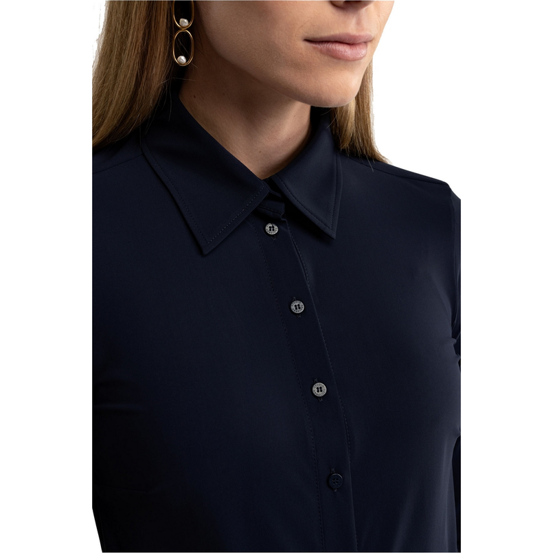 Studio Anneloes Dames Blouse 94802 Dark blue denim