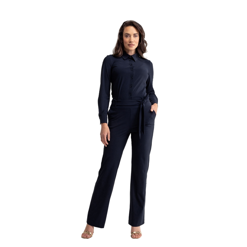 Studio Anneloes Dames Jumpsuit 94815 Dark blue denim