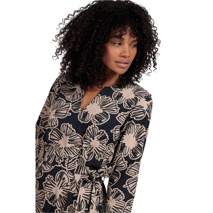 Studio Anneloes Dames Jurk 12449 Zwart dessin