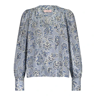 Studio Anneloes Dames Top 12640 Blauw dessin