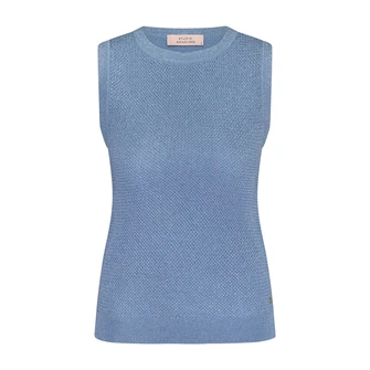 Studio Anneloes Dames Top 12711 Mid blue denim