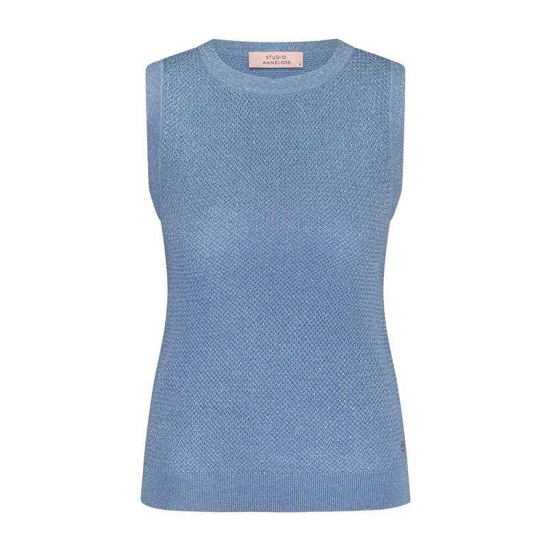 Studio Anneloes Dames Top 12711 Mid blue denim