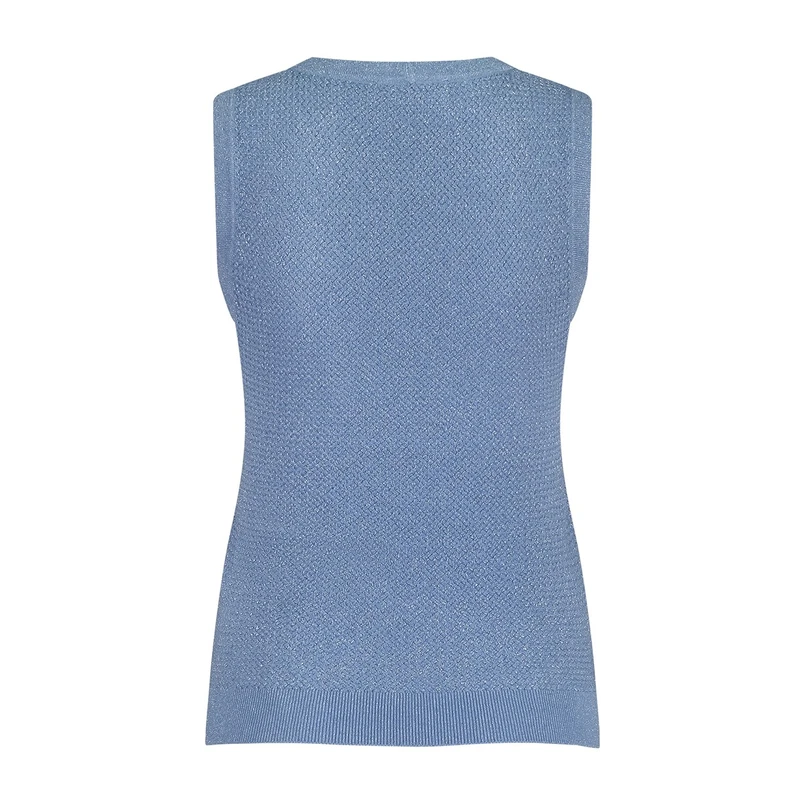 Studio Anneloes Dames Top 12711 Mid blue denim