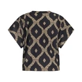 Studio Anneloes Dames Top 12873 Zwart dessin