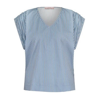 Studio Anneloes Dames Top 12927 Midden blauw