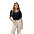 Studio Anneloes Dames Top 91537 Dark blue denim