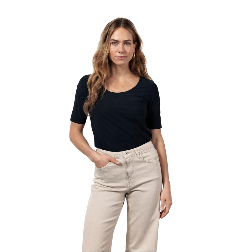 Studio Anneloes Dames Top 91537 Dark blue denim