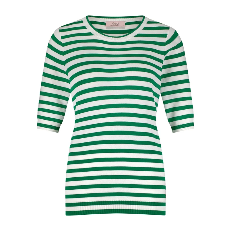 Studio Anneloes Dames Trui 12735 Groen dessin