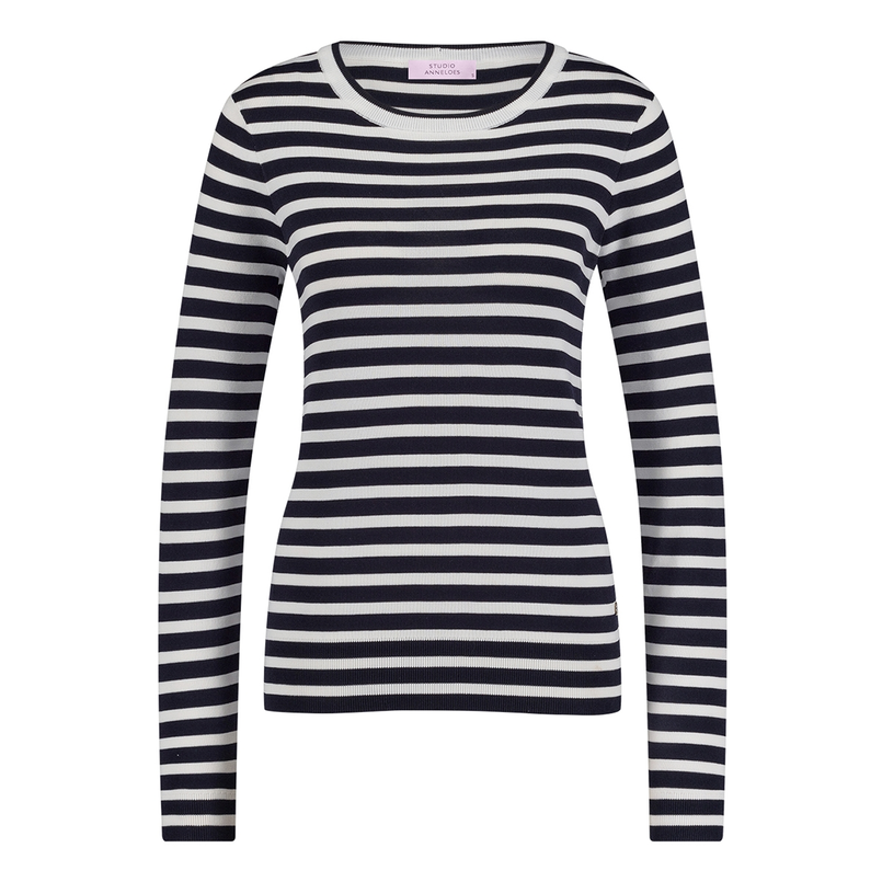 Studio Anneloes Dames Trui 91500 Blauw dessin