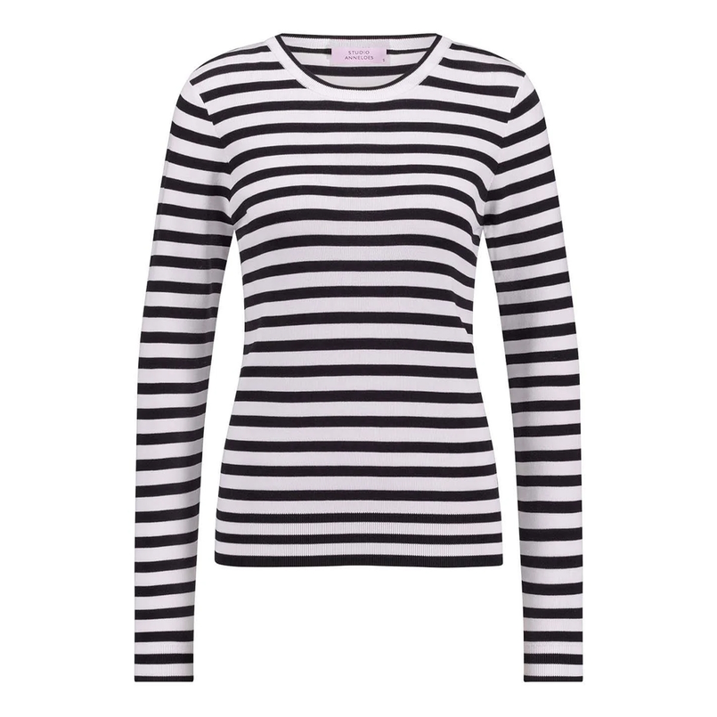 Studio Anneloes Dames Trui 91500 WIT DESSIN
