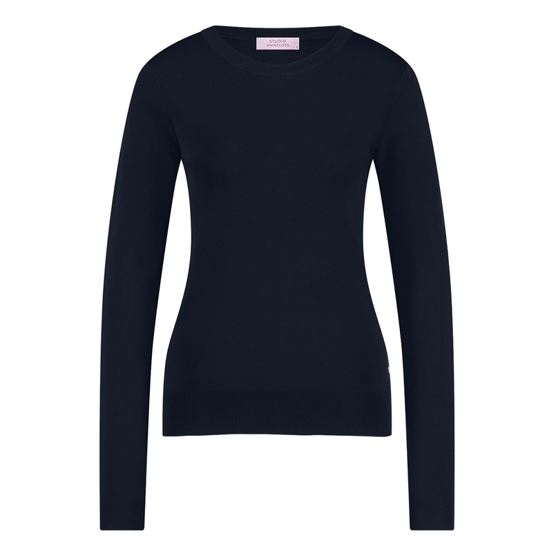 Studio Anneloes Dames Trui 91520 Dark blue denim