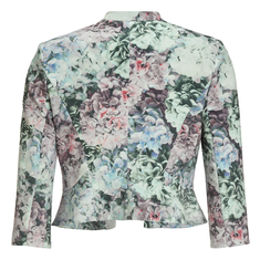 Swing dames blazer bloem Groen dessin