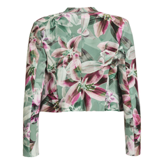 Swing dames blazer bloem Groen dessin