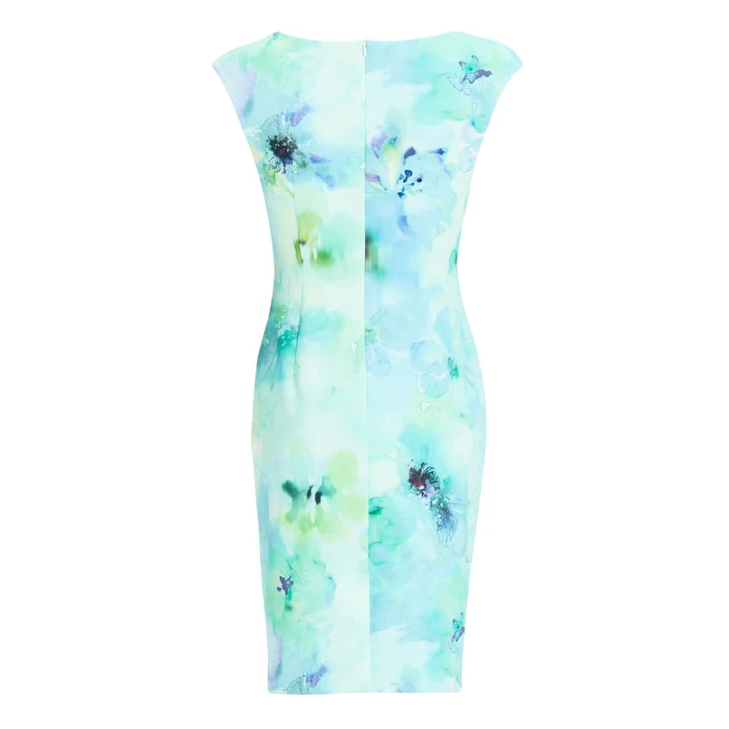 Swing Dames Jurk 5ai124 Blauw dessin