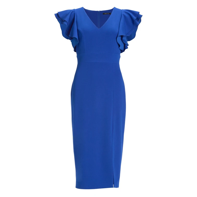 Swing Dames Jurk 5ai184 Royal blue