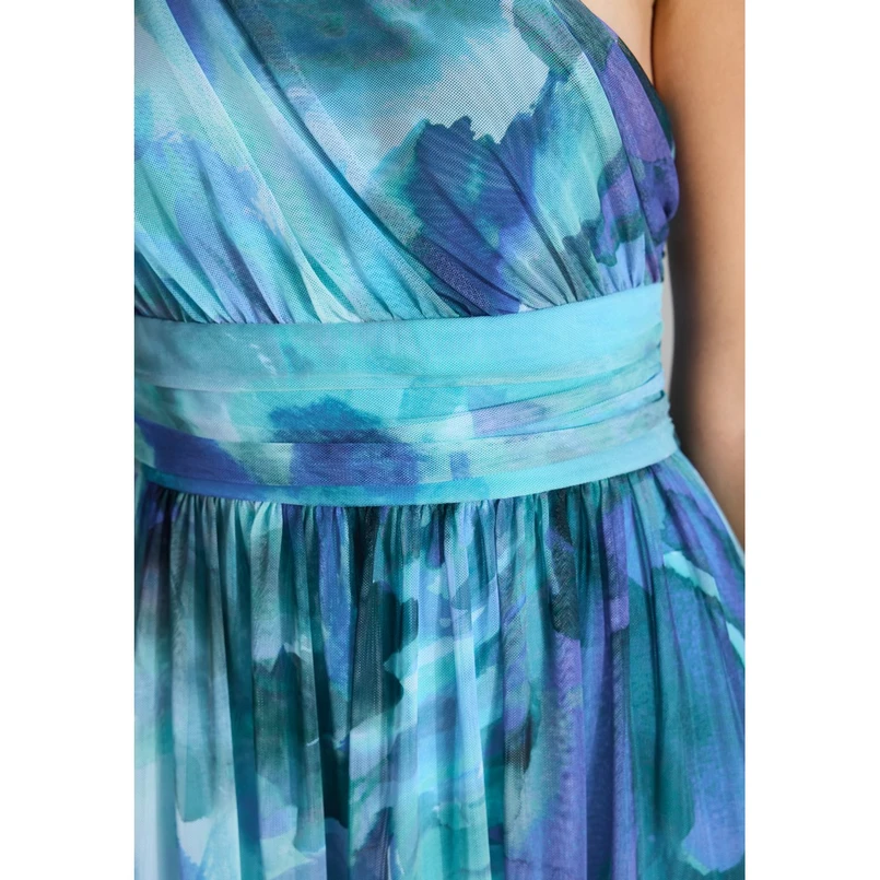 Swing Dames Jurk 5ai189 Blauw dessin