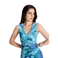 Swing Dames Jurk 5ai214 Blauw dessin