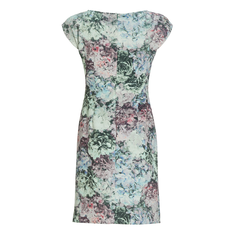 Swing Dames Jurk 5aj085 Groen dessin