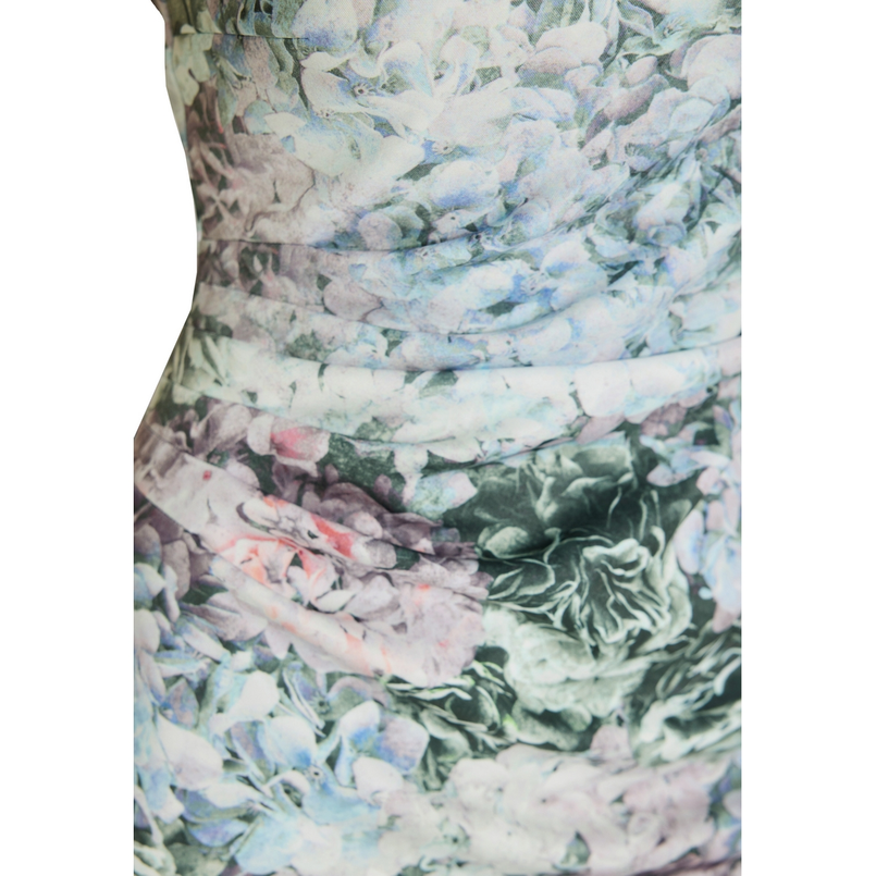 Swing Dames Jurk 5aj085 Groen dessin