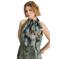 Swing Dames Jurk 5aj120 Groen dessin