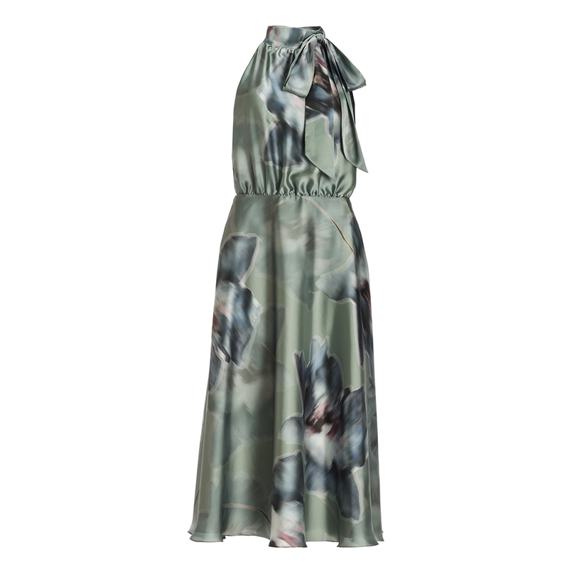 Swing Dames Jurk 5aj120 Groen dessin