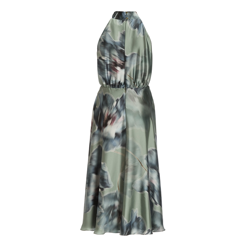 Swing Dames Jurk 5aj120 Groen dessin