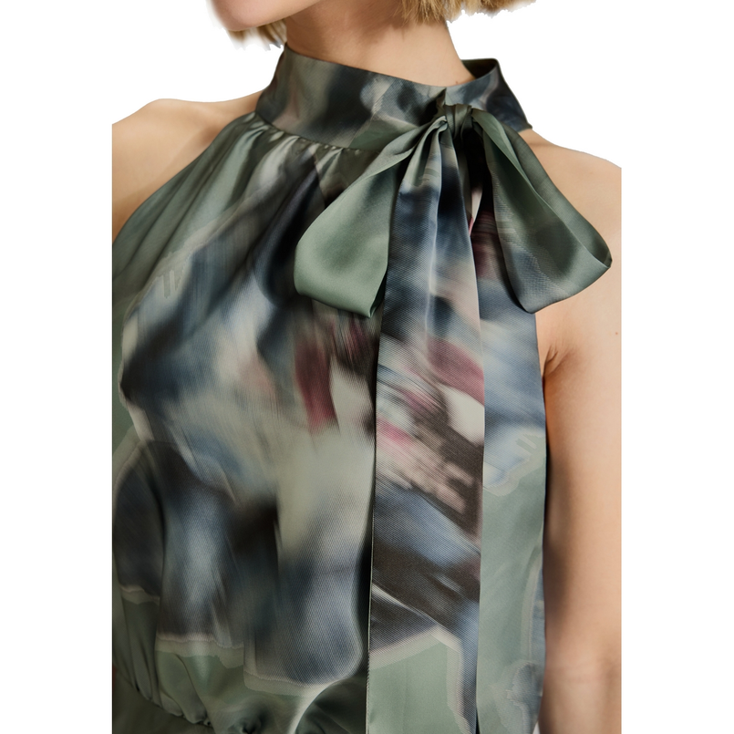 Swing Dames Jurk 5aj120 Groen dessin