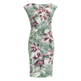 Swing Dames Jurk 5aj142 Groen dessin