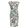 Swing Dames Jurk 5aj142 Groen dessin