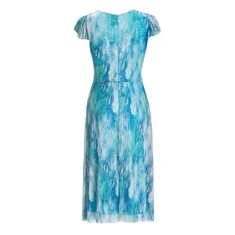 Swing Dames jurk Blauw dessin