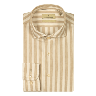 Thomas Maine Heren Overhemd 517719.81 Beige