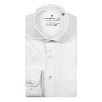 Thomas Maine Heren Shirt 517778.10 Wit