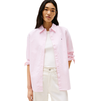 Tommy Hilfiger Dames Blouse Ww0ww4611104j Roze