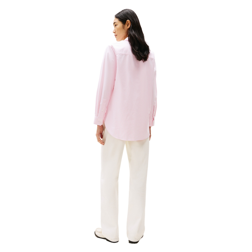 Tommy Hilfiger Dames Blouse Ww0ww4611104j Roze