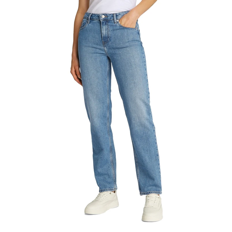 Tommy Hilfiger Dames Jeans Ww0ww443451a7 Mid blue denim