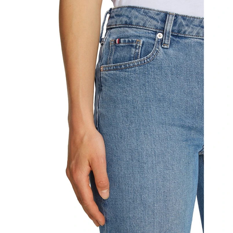 Tommy Hilfiger Dames Jeans Ww0ww443451a7 Mid blue denim