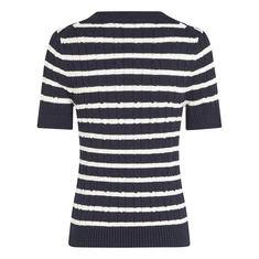 Tommy Hilfiger dames km trui Blauw dessin