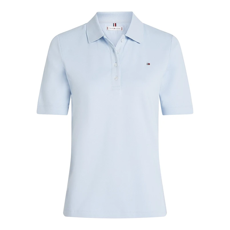 Tommy Hilfiger Dames Polo Ww0ww43224c1o Bleu