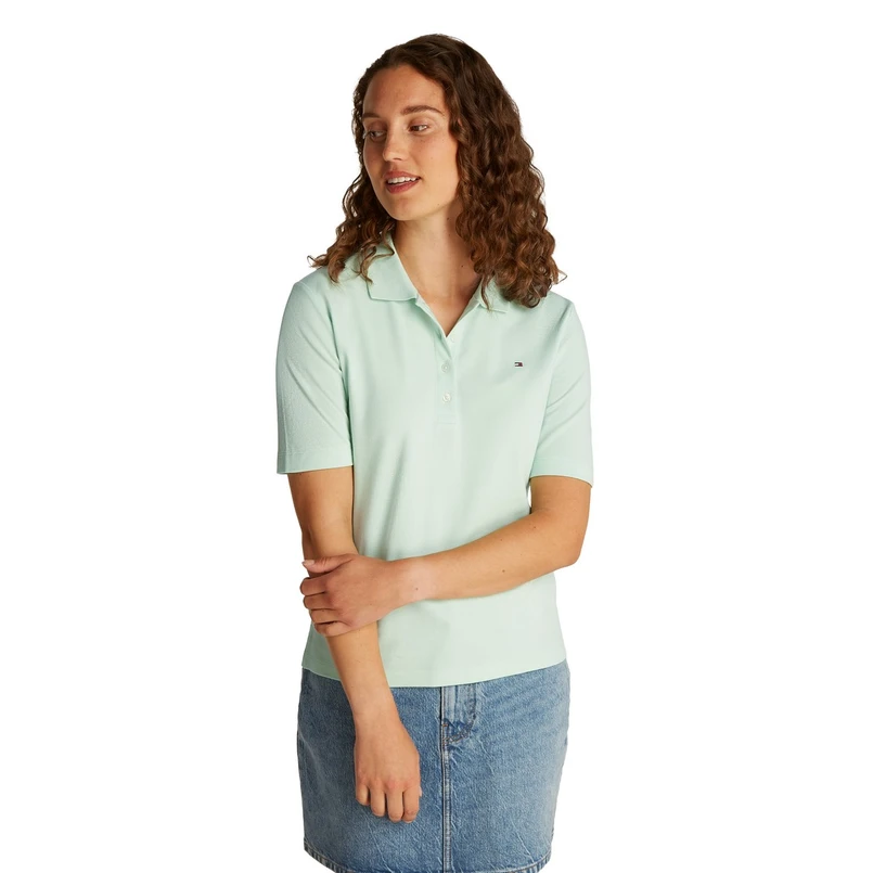 Tommy Hilfiger Dames Polo Ww0ww43224lxy Linde