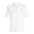 Tommy Hilfiger Dames Polo Ww0ww43224ybl OFF-WHITE