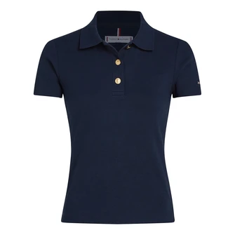 Tommy Hilfiger Dames Polo Ww0ww45436c1g Navy