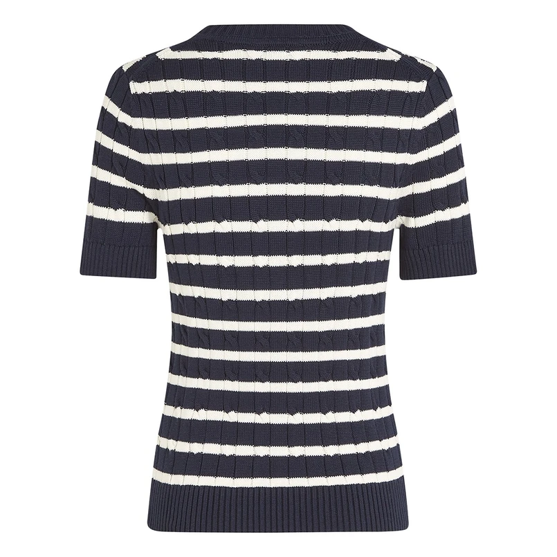 Tommy Hilfiger Dames Trui Ww0ww387440a5 Blauw dessin