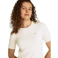 Tommy Hilfiger Dames Trui Ww0ww387440f5 Ecru