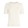 Tommy Hilfiger Dames Trui Ww0ww387440f5 Ecru