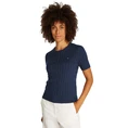 Tommy Hilfiger Dames Trui Ww0ww38744c1g Navy